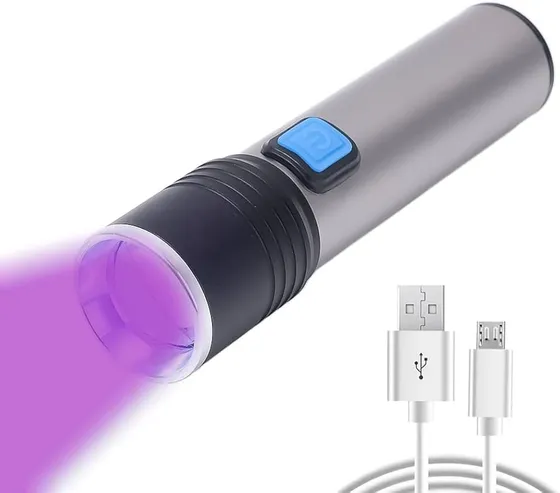 Rechargeable UV Flashlight