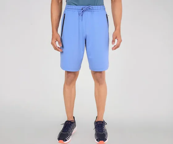 Colors By Rupa Mens PLAYSURE Dry FIT Activewear Shorts | Stretchable Polyester Fabric | Zipper Pockets | Trendy Drawcord | Self-Folding Waist Band