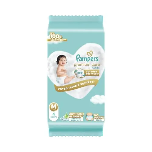 Pampers Premium Care Pant Style Baby Diapers M 4