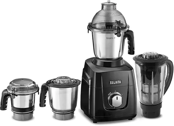 GRAB : Sujata 1000W Mixer Grinder, 4 Jars