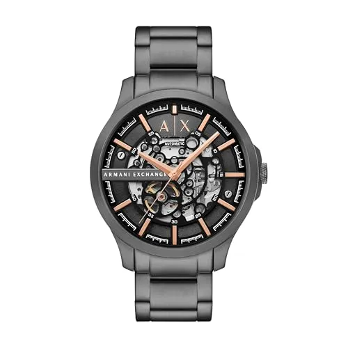 Armani Exchange A|X Automatic Watches for Men, Stainless Steel Watch