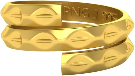 PNG Jewellers 2 gm Vedhani Gold Ring 24 kt (995)