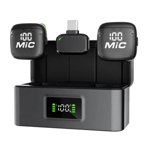 String Swing Wireless Microphone, AI Noise Cancelling, iOS & Android
