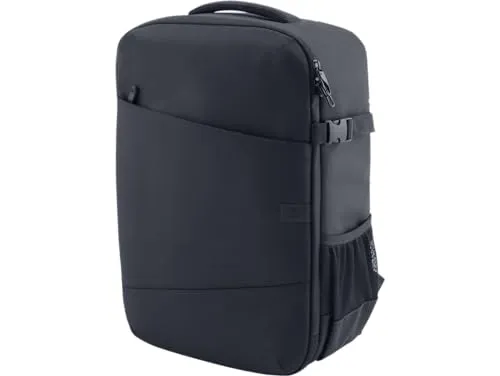 HP Creator Backpack, fits up to 16.1 inch laptop, customizable and removable dividers, water resistant, lightweight, padded straps, made from 100% recycled polyester