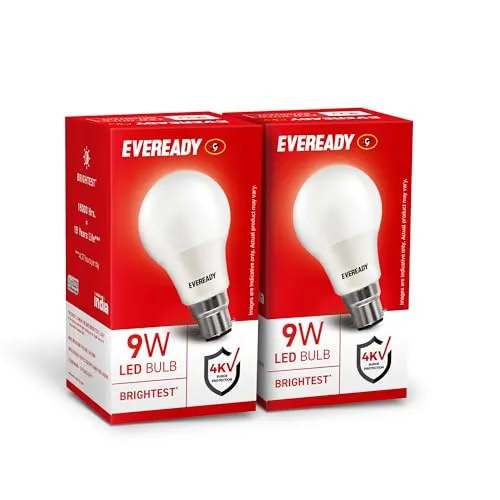Eveready 9W Led Bulb, Pack of 2