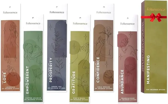 Folkulture Frankincense Incense Sticks for Home | Agarbatti Stick Set