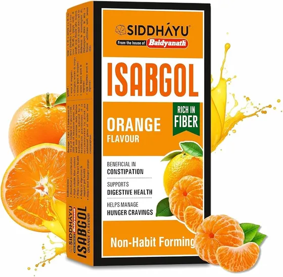 Baidyanath Asli Ayurved Isabgol - Orange flavour, 200g