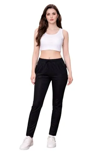 Shiv Textiles Women's Polyester Solid Trackpant (Pack of 3 Track Pant)