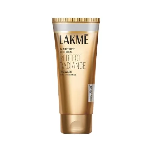 Lakme Perfect Radiance Brightening Facewash with 98% Pure Niacinamide Complex | for Glowing Skin with Glycerin | Known to Reduce Pigmentation | 100gm