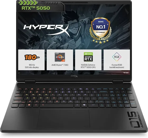 HP AMD Ryzen 7 Gaming Laptop