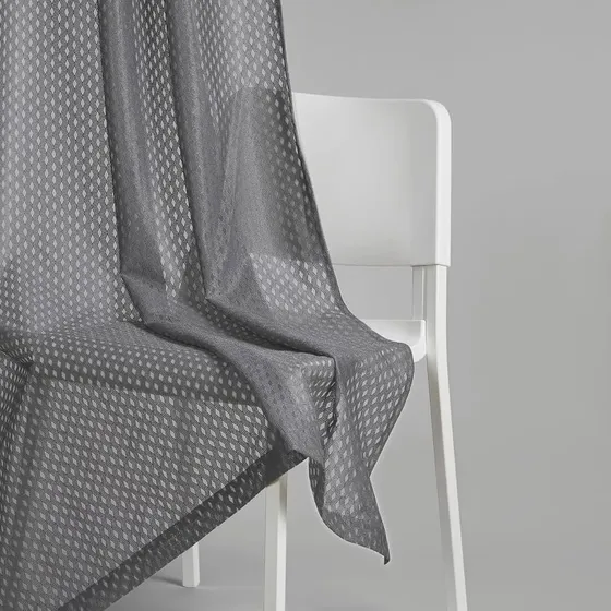 haus & kinder Jacquard Sheer Window Curtains 5 Feet Long Pac