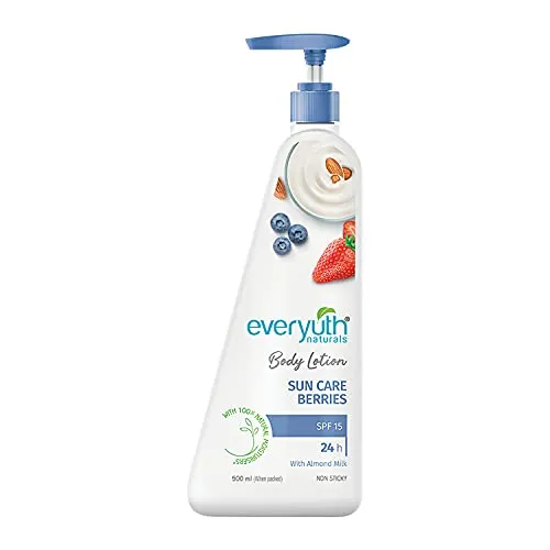Everyuth Naturals Sun Care Berries Body Lotion | 24Hr Hydration with