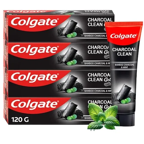Colgate Charcoal Toothpaste, 480 gm (120g x 4)