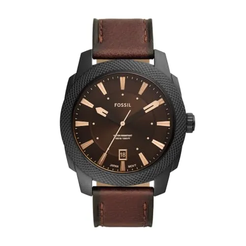 Fossil Machine Brown Watch FS5972