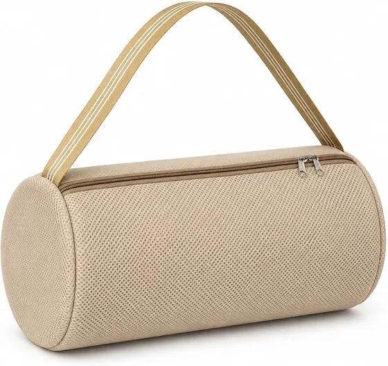 BSB HOME Blanket Storage Bags for Mink | Plush | Fleece | Woollen | For Travling Campaing Duffle Bag for Carry & Travel Adjustable for Shoes Towel Undergarments Sports Bag 15L Colour - Beige