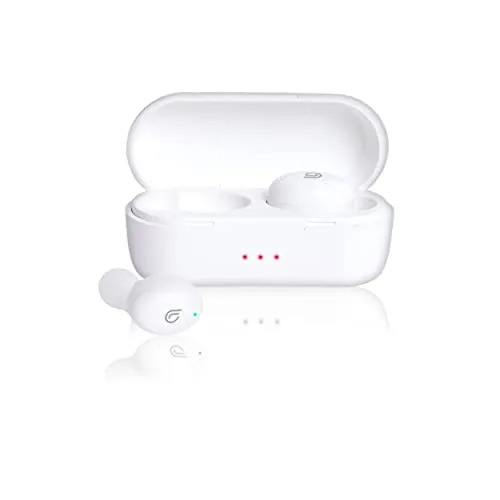 bl BOSTON LEVIN Levin Storm 5 Bluetooth Wireless Earbuds with Upto 30 Hour Total Playtime, Bluetooth V5.2, Ipx5 Water/Sweat Resistant, Immersive Sound Quality, Powerful Bass, 9Mm Drivers-White-in Ear