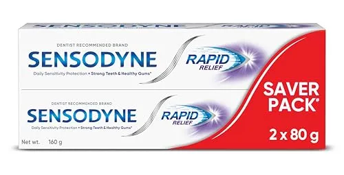 Sensodyne Toothpaste Rapid Relief (80gm x 2)
