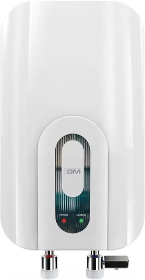GM Fogo 5Ltr 3KW Instant Water Heater Geyser | Warranty of 7Yr Tank, 4Yr Element, 2Yr Product | Rust & Shock Proof | 6.5 Bar Pressure for High Rise Building | Home Kitchen & Bathroom | White