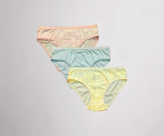 Warmfinity Womens Panties Combo Pack of 3 Colorfull Cotton Panty