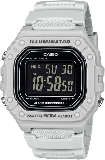 Casio Youth W-218H-8BVDF Digital Black Dial Unisex (D395)