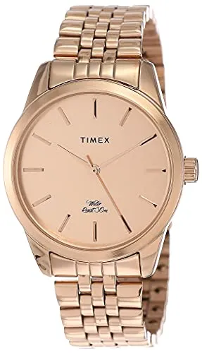 TIMEX Analog Watch for Women with Round Dial & Water Resistant Women's Wrist Watches