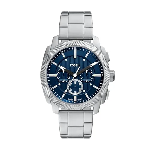 Fossil Machine Silver Watch FS6096