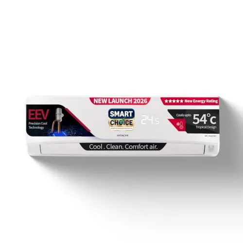 Hitachi 1.5 Ton, 5 Star AC
