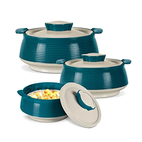 MILTON Venice Double Walled Inner Stainless Steel Serving Casserole S