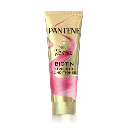 Pantene Miracle Rescue Biotin Strength Conditioner | Infused with Pro-V and Biotin for Weak and Dull Hair | For 10X Stronger Hair | 200ml, 1 Count