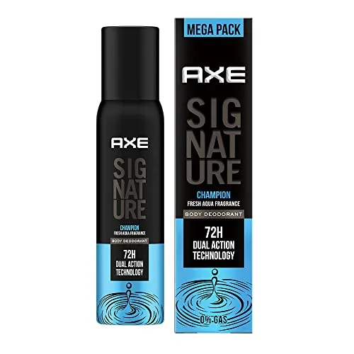 AXE Signature Champion Deodorant Long Lasting No Gas Body Perfume For Men 200 Ml