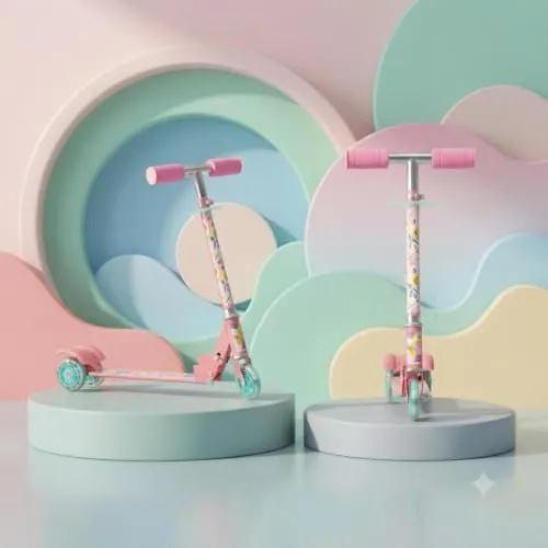 STRIDERS Peppa Pig 3 Wheel ScooterMulticolor for 3 + Years