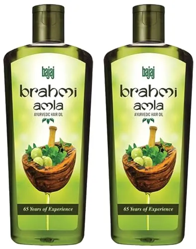 Bajaj Brahmi Amla Hair Oil (400 ml) (Pack of 2)