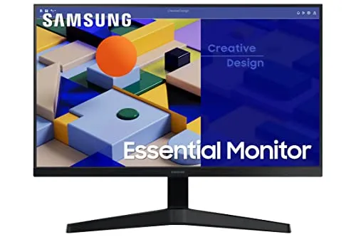 Samsung 24-inch (60.46cm) FHD Flat 1,920 x 1,080 Monitor, IPS, 75 Hz, Bezel Less Design, AMD FreeSync, Flicker Free, HDMI, D-sub, (LS24C310EAWXXL, Black)