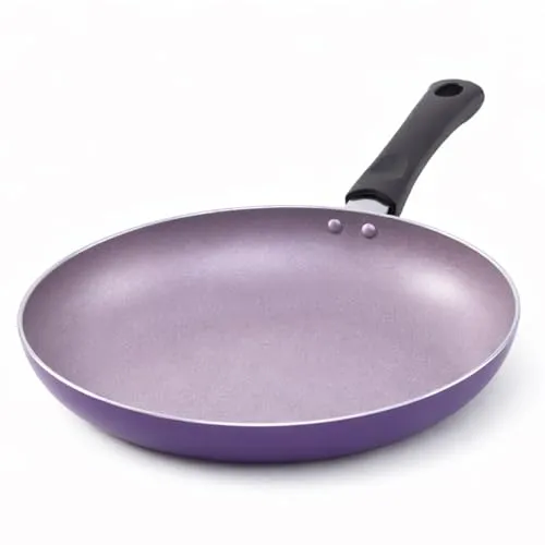 Wonderchef Valencia Non-Stick Fry Pan | Cool Touch Bakelite Handle | Pure Grade Aluminium| PFOA Free | 1.5 litres Capacity | Size 24 cm | 1 Year Warranty | Purple