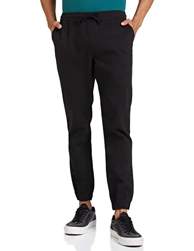 Amazon Brand - Symbol Men's Stretchable Regular fit Jogger Pants | Chinos | Casual Trousers