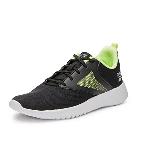 Reebok mens Protonium Lite BLACK/NONE/ELEFLA Running Shoe - 8 UK (KYC43)