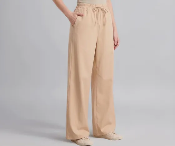 Loot : Women’s High-Waist Korean Trousers with Wide Baggy Fit