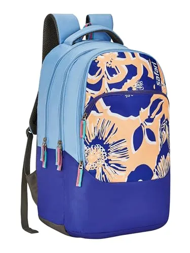Safari Cloudflora School Bag For Girls, Capacity - 36L