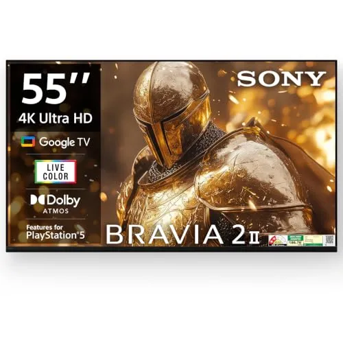 Sony 139 cm (55 inches) BRAVIA 2M2 Series 4K Ultra HD Smart LED Google TV