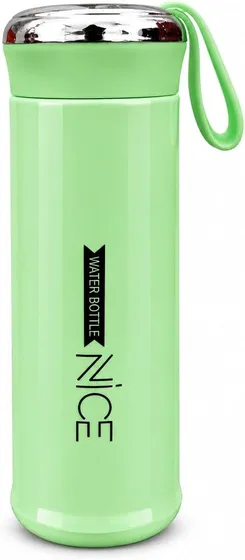 Nice Water Bottle, 400ml, Leak Resistant with Wrist Strap