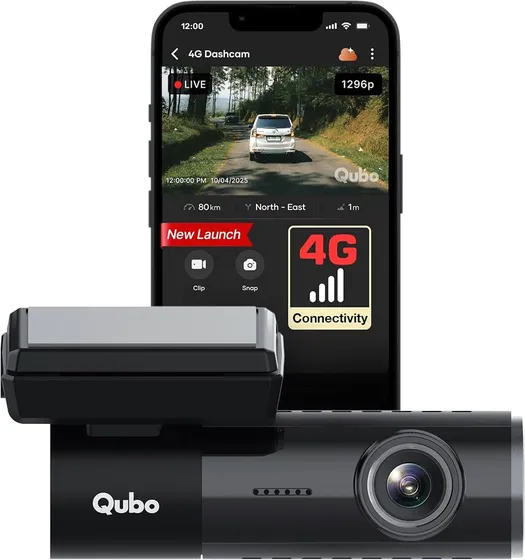 Qubo Dashcam 4G Live by Hero Group