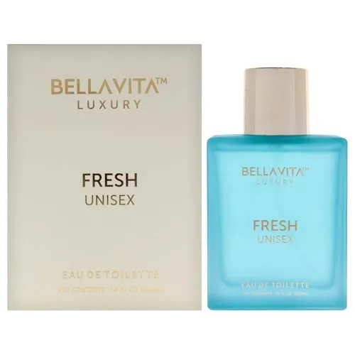 Bella Vita Organic Unisex Perfume For Men & Women with Woody Aquatic Scent EDT Fragrance, Fresh, 100 ml