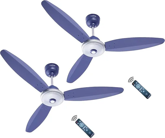 Bldc fan with light & remote 5 star (pack of 2)