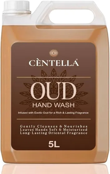 hand wash | hand wash liquid | Oud handwash | 99.9% Germ Protection | Paraben-free | ph-Balanced Formula| oud | handwash refill pack | 5 litre