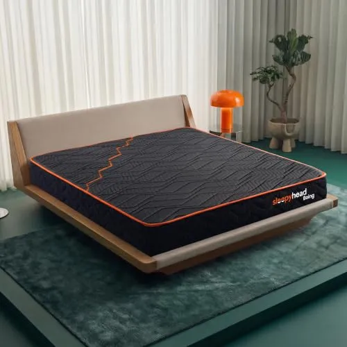 Sleepyhead Boing Designed by Duroflex - 3 Zone Pocket Spring Mattress with HR Foam| Zero Partner Disturbance & Spinal Support| Medium Plush Comfort| 6" Single Bed Mattress| 10 Years Warranty (72x36x6)