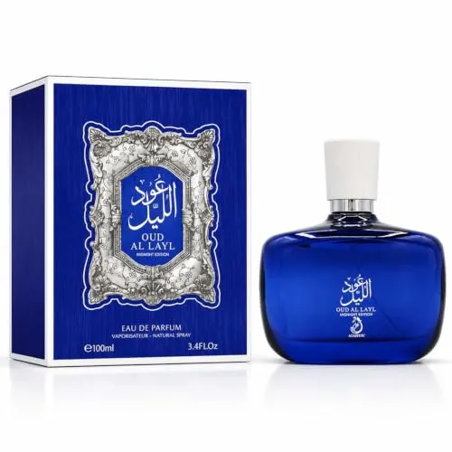 Arabiyat Oud Al Layl Midnight Edition Eau de Parfum 100ml | Long Lasting Unisex Perfume | Grapefruit, Mandarin, Violet, Cedarwood, Musk & Patchouli | Aquatic Woody Fragrance