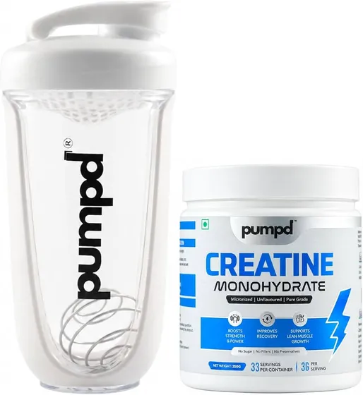 PUMPD Shaker and Creatine Monohydrate