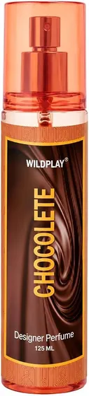 Wildplay Fragrance 125ML Perfume for Men & Women – Long Lasting Multi-Fragrance Spray, Floral Fruity Sweet Notes, Unisex Premium Perfume for Daily Wear & Special Occasions (Chocolate)