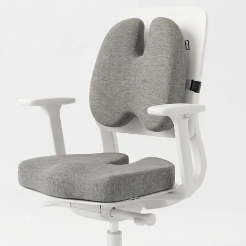 CareFoam Ultimate Orthopedic Coccyx Seat Cushion for Tailbone Pain Relief | Premium Memory Foam Ergonomic Seat Cushion for Office Chair, Car Seat & Wheelchair | Sciatica, Hip & Lower Back Support