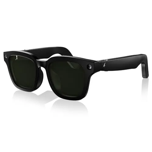Fire-Boltt Fire-Lens F2 AI Camera Smart Glasses, 8MP Camera, Hands-Free Photo & Video, Vision AI, 32GB Storage, Open-Ear Audio, Voice & Touch Control